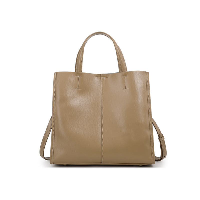 Sac Cabas Rétro en Cuir Véritable