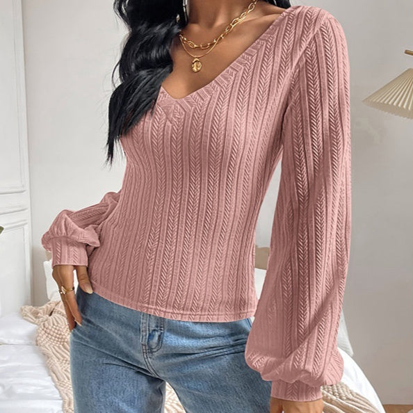 Pull Torsadé Manches Bouffantes Calira