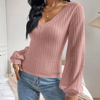 Pull Torsadé Manches Bouffantes Calira
