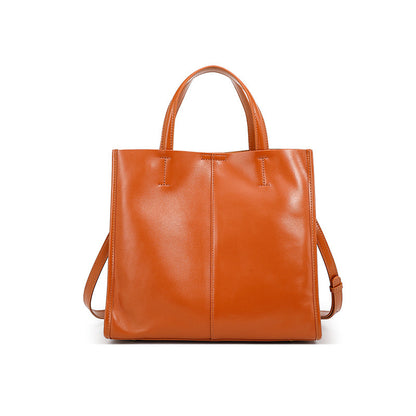 Sac Cabas Rétro en Cuir Véritable
