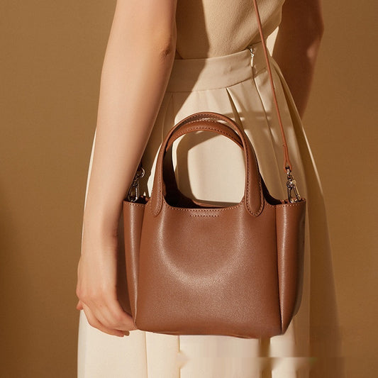 Sac Seau en Cuir Véritable
