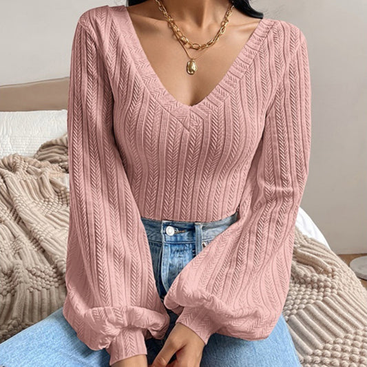 Pull Torsadé Manches Bouffantes Calira