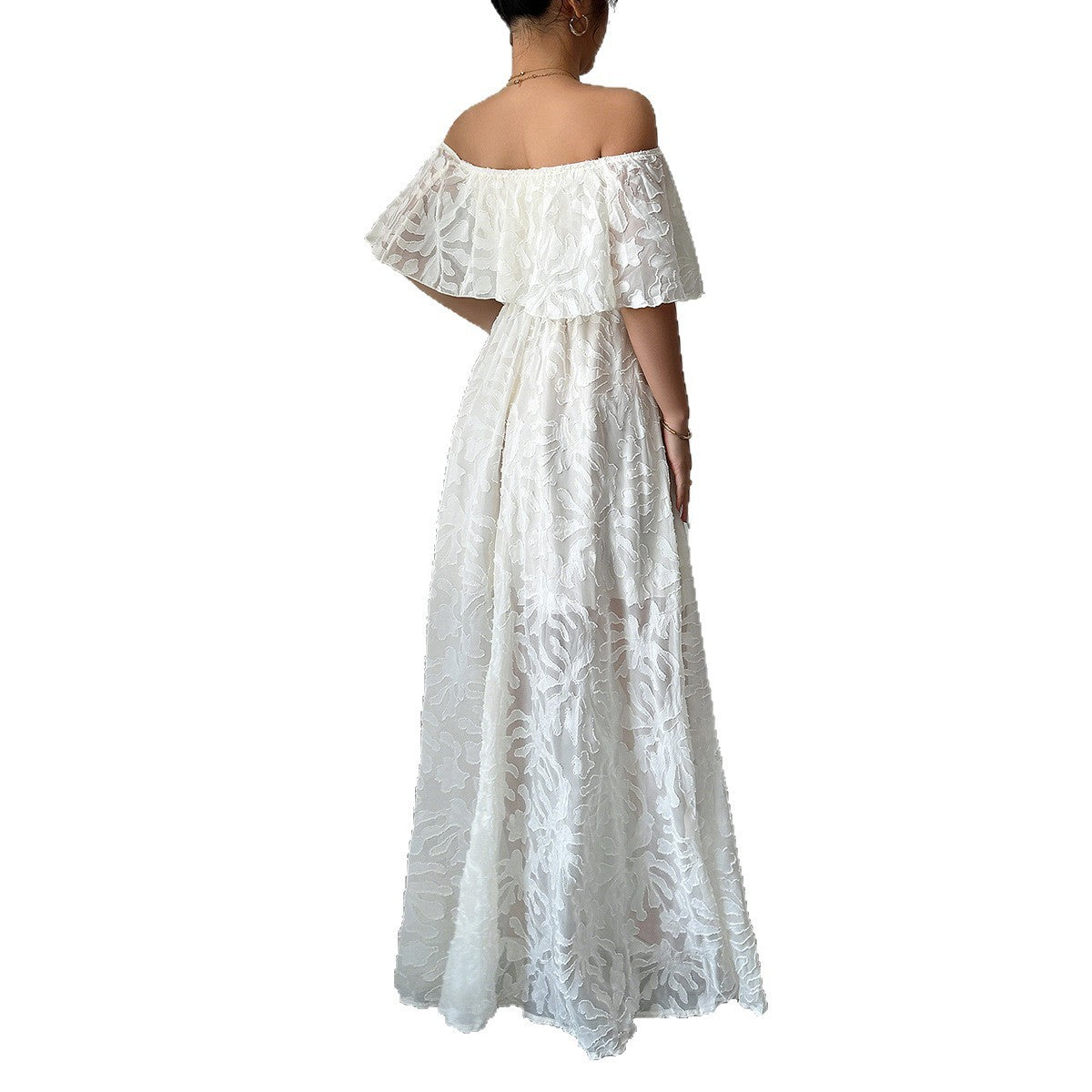 Robe élégante épaules Nyssa