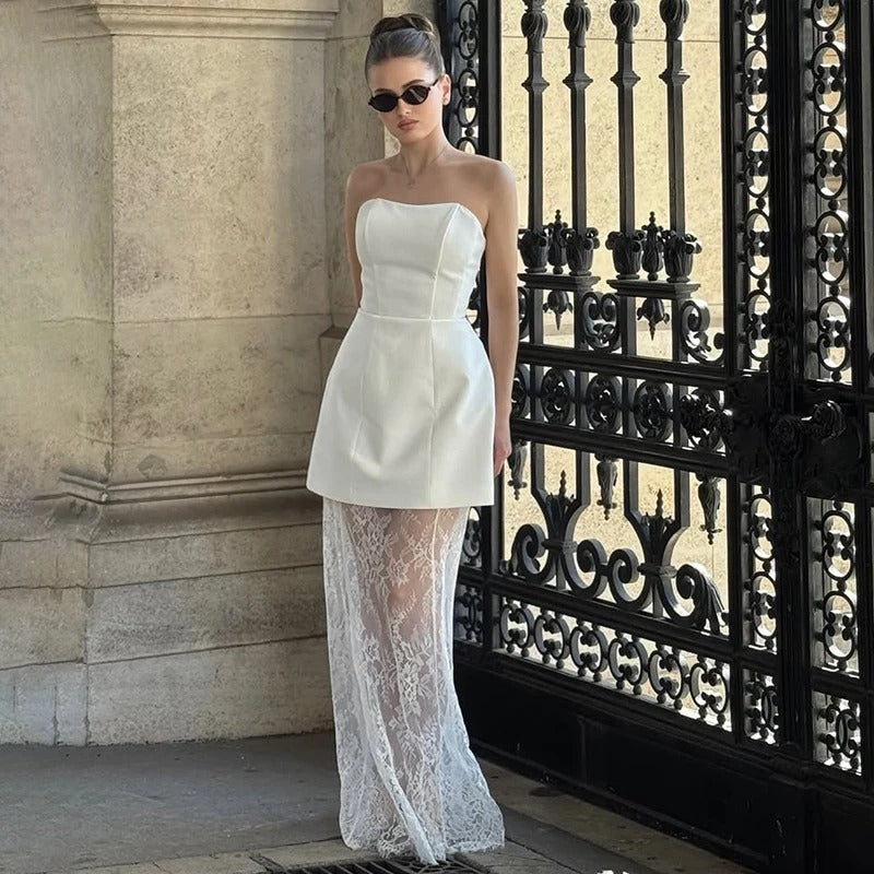Ensemble Bustier & Jupe Sirène Élégante Zalina